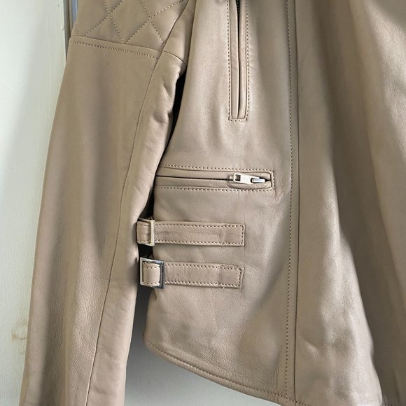 Leather Bomber Jacket - Comptoir Des Cotonniers - Picture 5 of 6